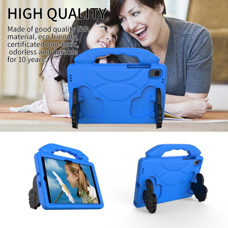 For Samsung Galaxy Tab A8 10.5 2021 X200 / X205 Thumb Bracket EVA Shockproof Tablet Case(Blue) - free shipping - PMC TechLife - Order now!