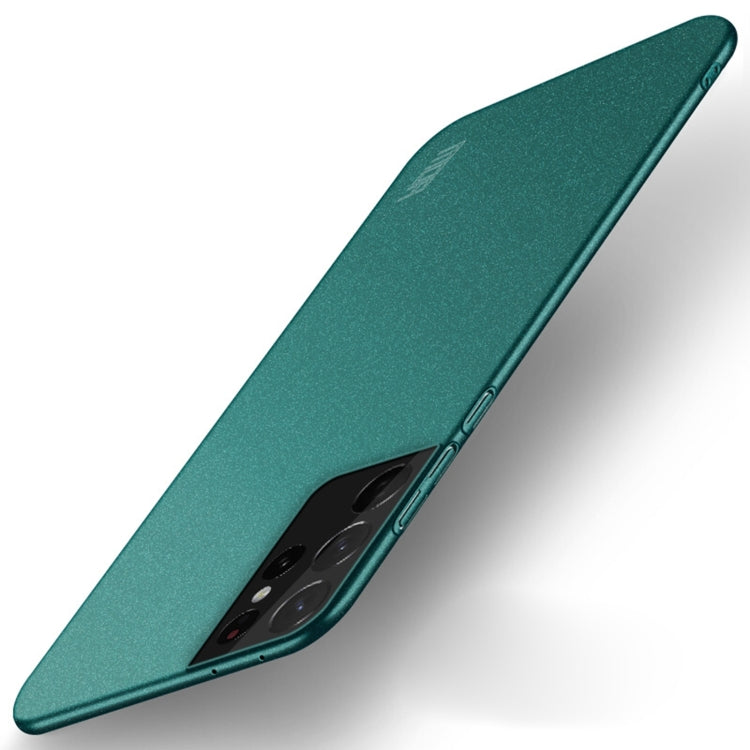 For Samsung Galaxy S21 Ultra 5G MOFI Fandun Series Frosted Ultra-thin PC Hard Phone Case(Green) - Galaxy S21 Ultra 5G Cases by MOFI | Online Shopping South Africa | PMC Jewellery