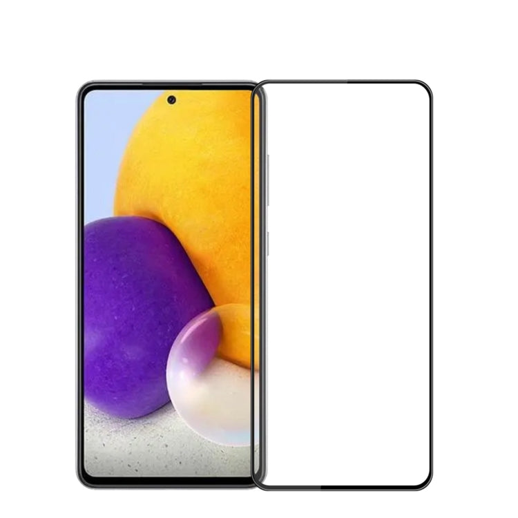 For Samsung Galaxy A73 5G MOFI 9H 3D Explosion-proof Tempered Glass Film(Black) - Galaxy Tempered Glass by MOFI | Online Shopping South Africa | PMC TechLife