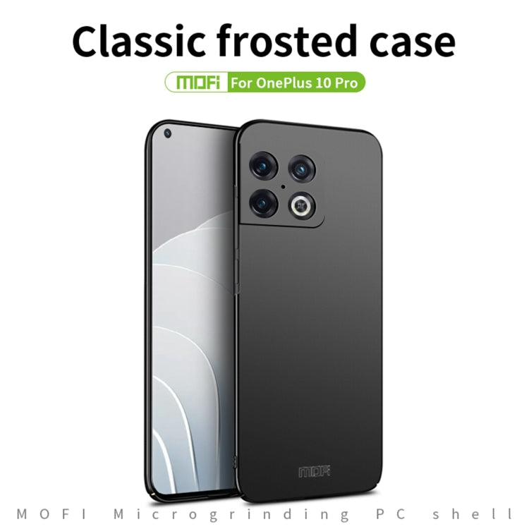 For OnePlus 10 Pro MOFI Frosted PC Ultra-thin Hard Phone Case(Red) - OnePlus Cases by MOFI | Online Shopping South Africa | PMC Jewellery