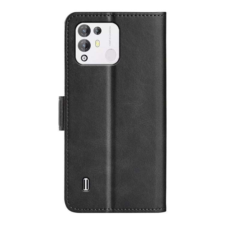For Blackview A55 Pro Dual-side Magnetic Buckle Leather Phone Case(Black) - More Brand by PMC TechLife | Online Shopping South Africa | PMC TechLife