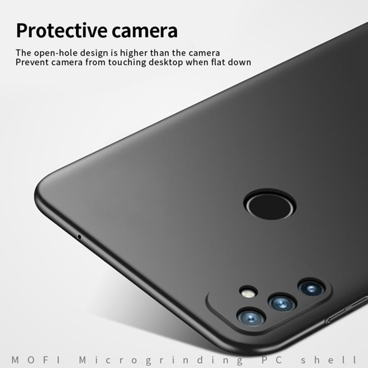 For OnePlus Nord N100 5G MOFI Frosted PC Ultra-thin Hard Case(Black) - OnePlus Cases by MOFI | Online Shopping South Africa | PMC Jewellery