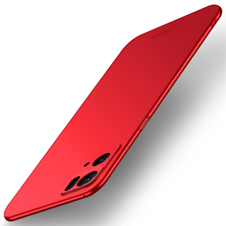 For OPPO Reno7 Pro MOFI Frosted PC Ultra-thin Hard Case(Red) - OPPO Cases by MOFI | Online Shopping South Africa | PMC Jewellery