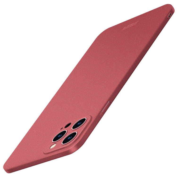 For iPhone 14 Pro MOFI Fandun Series Frosted PC Ultra-thin Phone Case(Red) - iPhone 14 Pro Cases by MOFI | Online Shopping South Africa | PMC Jewellery