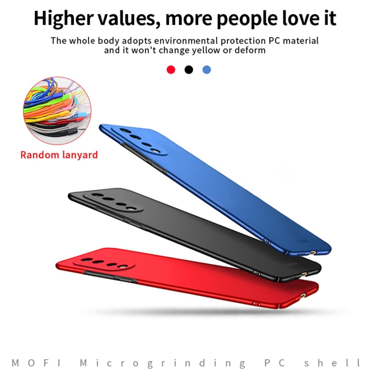 For Honor 70 MOFI Frosted PC Ultra-thin Hard Case(Blue) - Honor Cases by MOFI | Online Shopping South Africa | PMC Jewellery