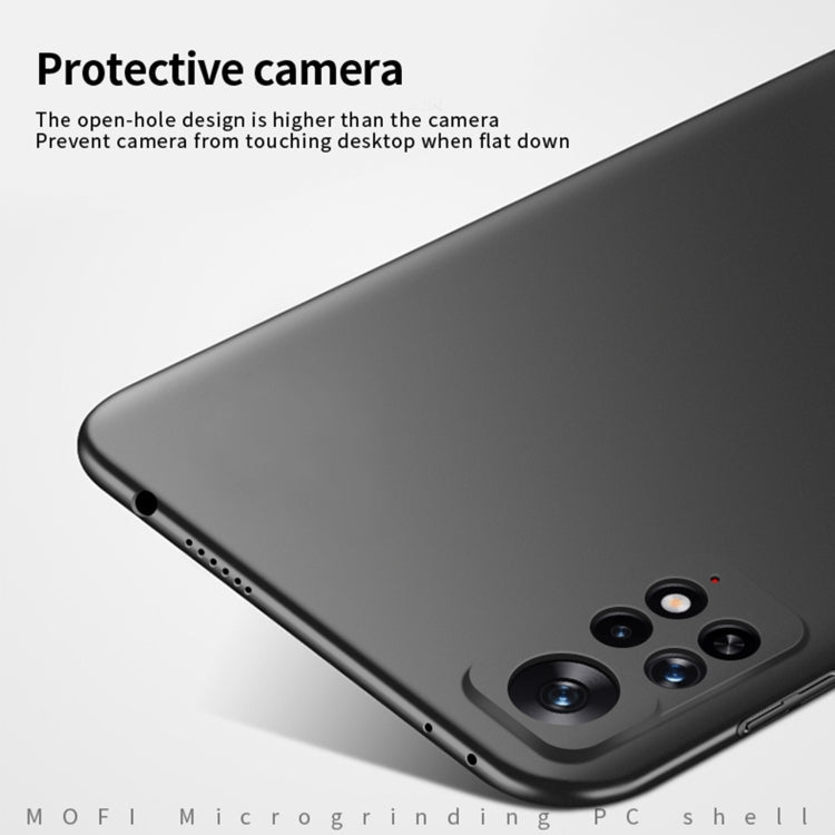 For Xiaomi Redmi Note 11E Pro MOFI Frosted PC Ultra-thin Hard Case(Rose Gold) - Xiaomi Cases by MOFI | Online Shopping South Africa | PMC TechLife | Buy Now Pay Later Mobicred