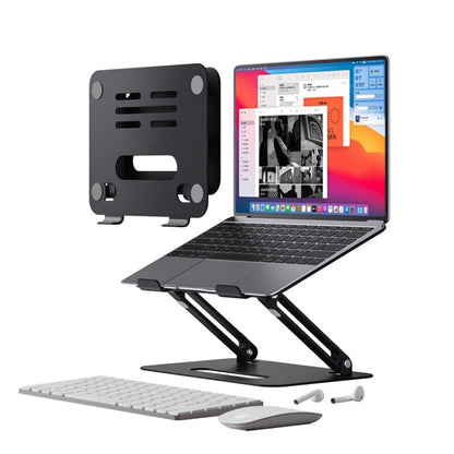 BONERUY P43P Folding Double-layer Aluminum Alloy Notebook Tablet Stand - Laptop Stand by BONERUY | Online Shopping South Africa | PMC Jewellery | Buy Now Pay Later Mobicred