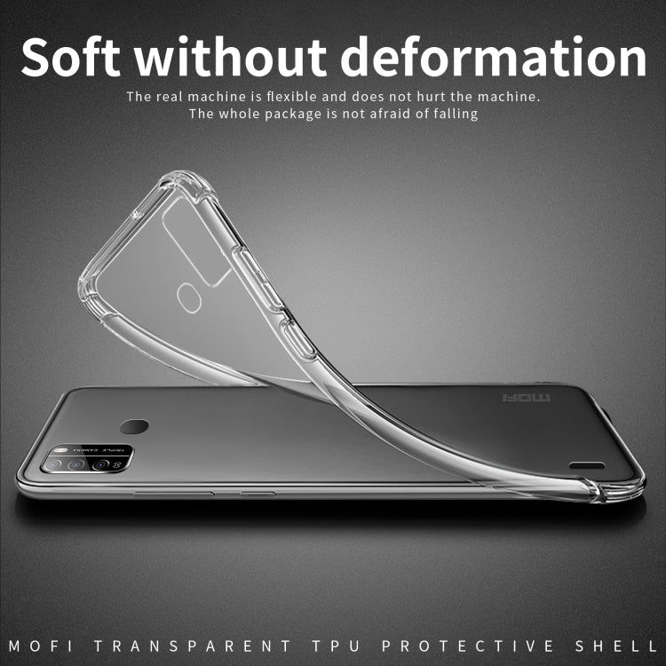 For Infinix itel S16 / Vision1 pro MOFI Ming Series Ultra-thin TPU Phone Case(Transparent) - Infinix Cases by MOFI | Online Shopping South Africa | PMC Jewellery