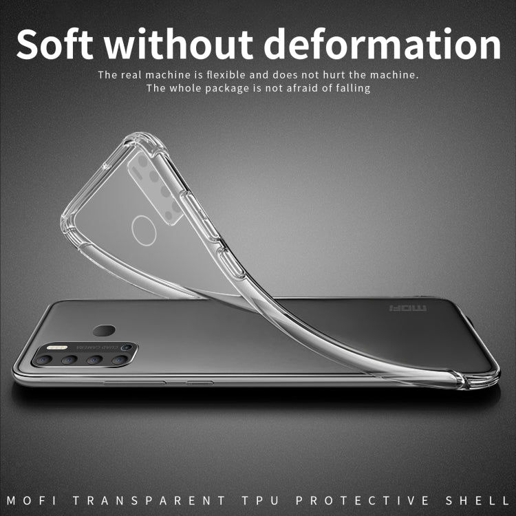 For Tecno Pouvoir Lc7 MOFI Ming Series Ultra-thin TPU Phone Case(Transparent) - Tecno Cases by MOFI | Online Shopping South Africa | PMC Jewellery