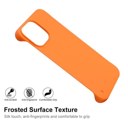 For iPhone 14 ENKAY Matte Frameless PC Phone Case(Orange) - iPhone 14 Cases by ENKAY | Online Shopping South Africa | PMC Jewellery | Buy Now Pay Later Mobicred