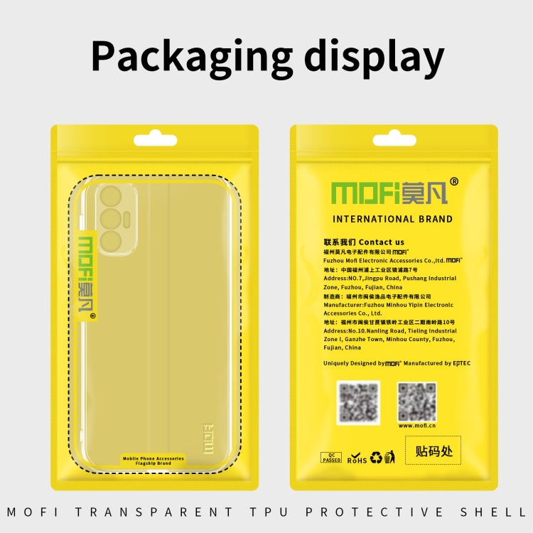 For Realme C33 / C30S MOFI Ming Series Ultra-thin TPU Phone Case(Transparent) - Realme Cases by MOFI | Online Shopping South Africa | PMC Jewellery