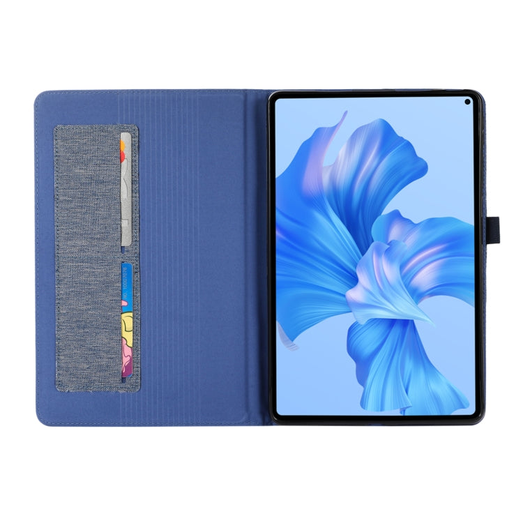 For Huawei MatePad Pro 11 2022  Fabric Leather Tablet Case(Blue) - Huawei by PMC TechLife | Online Shopping South Africa | PMC TechLife | Buy Now Pay Later Mobicred
