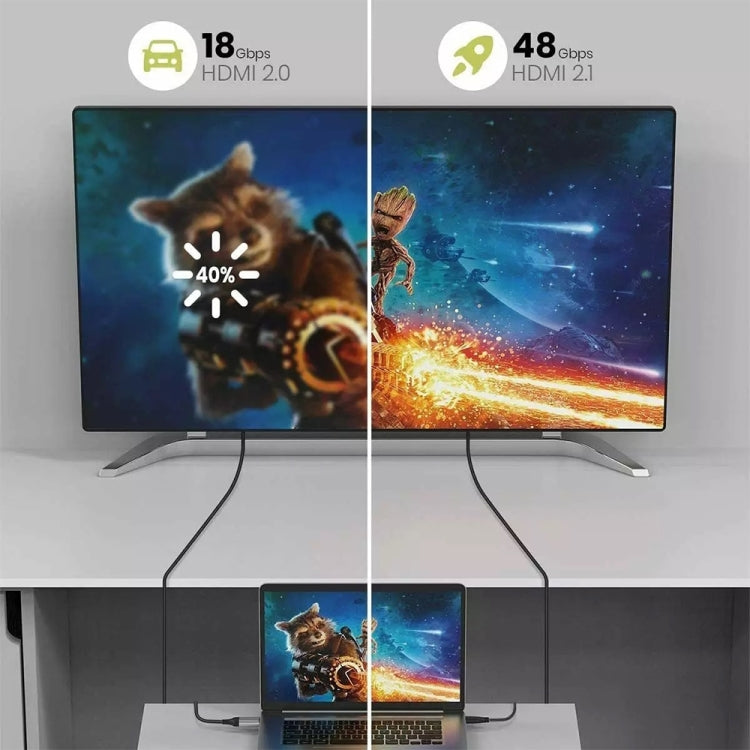 HD09 8K Ultra HD 2.1 TV Computer Projector Dome Box HDMI Cable 5M - Cable by PMC Jewellery | Online Shopping South Africa | PMC Jewellery | Buy Now Pay Later Mobicred