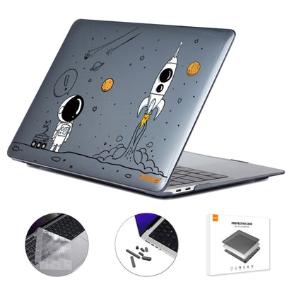 For MacBook Pro 14.2 A2442/A2779 2023 ENKAY Hat-Prince 3 in 1 Spaceman Pattern Laotop Protective Crystal Case with TPU Keyboard Film / Anti-dust Plugs, Version:US(Spaceman No.1) - MacBook Pro Cases by ENKAY | Online Shopping South Africa | PMC Jewellery | Buy Now Pay Later Mobicred