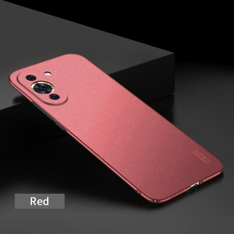 For Huawei Nova 10 MOFI Fandun Series Frosted PC Ultra-thin Phone Case(Red) - Huawei Cases by MOFI | Online Shopping South Africa | PMC Jewellery