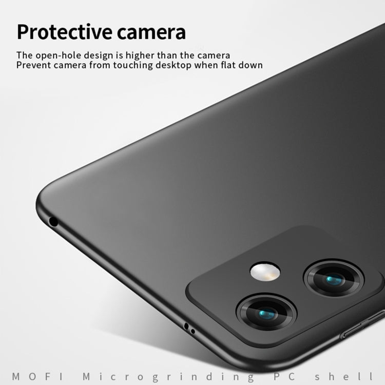 For Xiaomi Redmi Note 12 China MOFI Micro Frosted PC Ultra-thin Hard Case(Blue) - Note 12 Cases by MOFI | Online Shopping South Africa | PMC TechLife