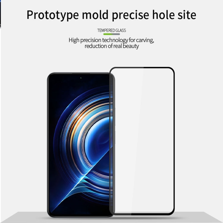 For Xiaomi Redmi K60 / K60 Pro MOFI 9H 2.5D Full Screen Tempered Glass Film(Black) -  by MOFI | Online Shopping South Africa | PMC Jewellery