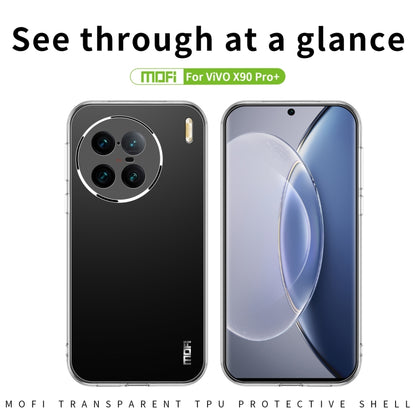 For vivo X90 Pro+ MOFI Ming Series Ultra-thin TPU Phone Case(Transparent) - vivo Cases by MOFI | Online Shopping South Africa | PMC Jewellery