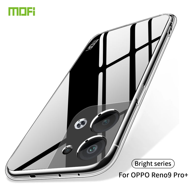 For OPPO Reno9 Pro+ 5G MOFI Ming Series Ultra-thin TPU Phone Case(Transparent) - OPPO Cases by MOFI | Online Shopping South Africa | PMC Jewellery