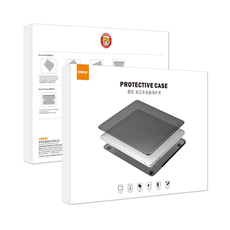 For Microsoft Surface Laptop 2/3/4/5 13.5 Cloth 1769/1867/1958/1950 ENKAY Hat-Prince Shockproof Crystal Hard Case(Transparent) - Microsoft by ENKAY | Online Shopping South Africa | PMC Jewellery | Buy Now Pay Later Mobicred