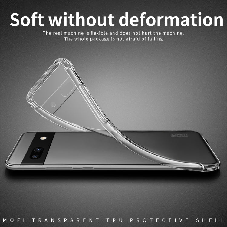For Google Pixel 7A MOFI Ming Series Ultra-thin TPU Phone Case(Transparent) - free shipping - PMC TechLife - Order now!