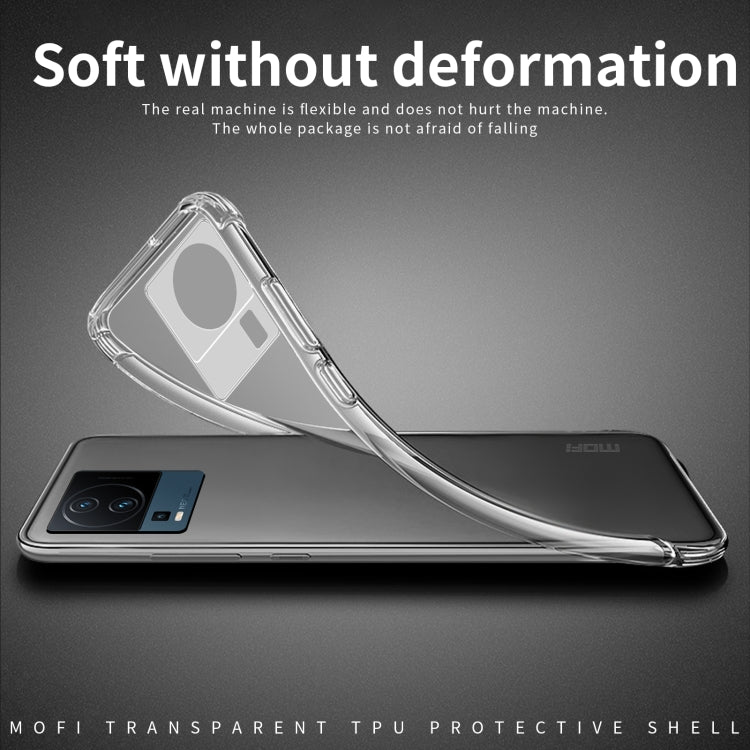 For vivo iQOO Neo7 MOFI Ming Series Ultra-thin TPU Phone Case(Transparent) - vivo Cases by MOFI | Online Shopping South Africa | PMC Jewellery