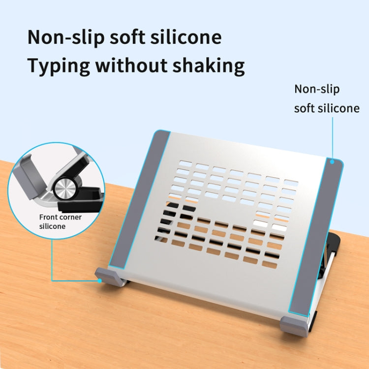 P2 Laptop Mount Vertical 5 Levels Riser Desk Computer Stand - Laptop Stand by PMC Jewellery | Online Shopping South Africa | PMC Jewellery | Buy Now Pay Later Mobicred