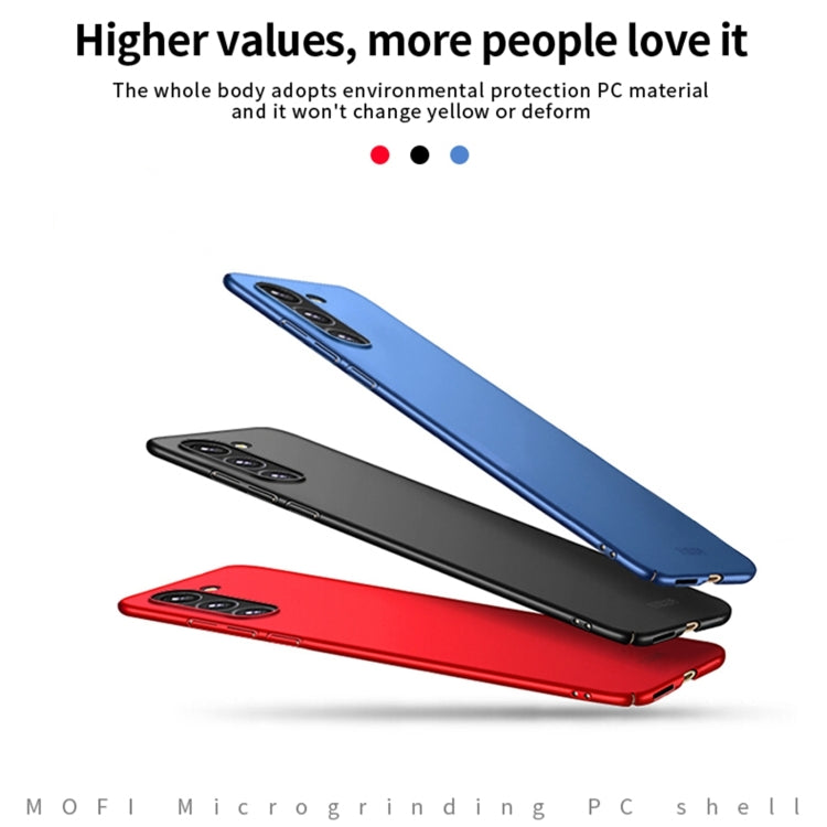 For Samsung Galaxy S24+ 5G MOFI Frosted PC Ultra-thin Hard Phone Case(Red) - Galaxy S24+ 5G Cases by MOFI | Online Shopping South Africa | PMC Jewellery