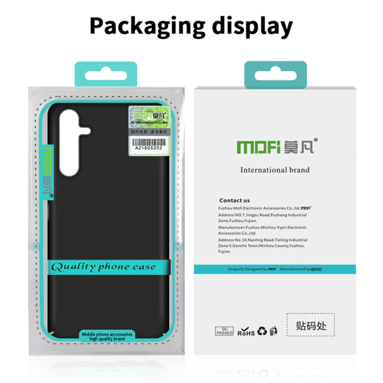 For Samsung Galaxy S25+ 5G MOFI Frosted PC Ultra-thin Hard Phone Case(Black) - Galaxy S25+ 5G Cases by MOFI | Online Shopping South Africa | PMC Jewellery | Buy Now Pay Later Mobicred