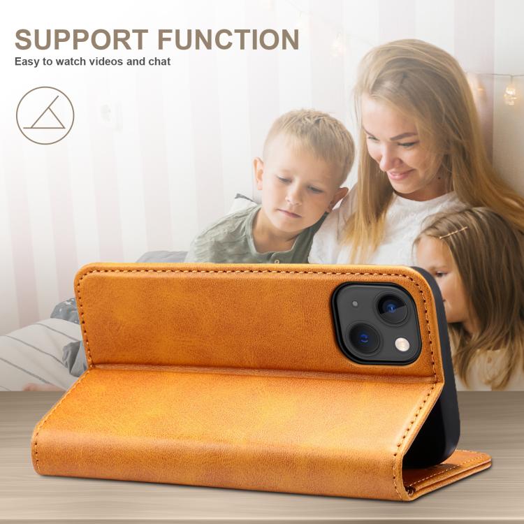 For Samsung Galaxy S25+ 5G Suteni Calf Texture Horizontal Flip Leather Phone Case(Khaki) - Galaxy S25+ 5G Cases by Suteni | Online Shopping South Africa | PMC TechLife | Buy Now Pay Later Mobicred