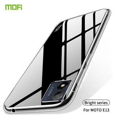 For Motorola Moto E13 MOFI Ming Series Ultra-thin TPU Phone Case(Transparent) - Motorola Cases by MOFI | Online Shopping South Africa | PMC Jewellery