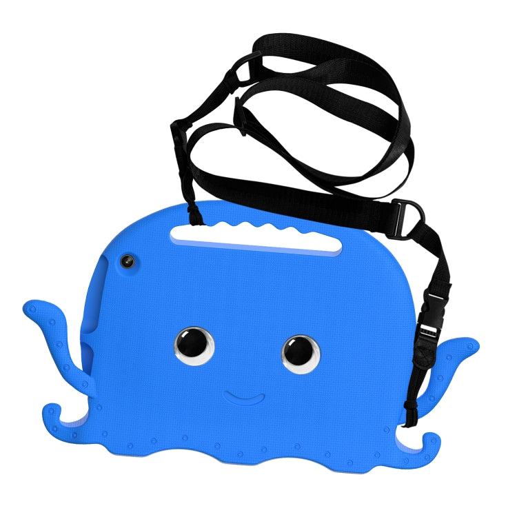 For Amazon Kindle Fire HD10 2021 Octopus Style EVA + PC Tablet Case with Strap(Blue) - Amazon by PMC TechLife | Online Shopping South Africa | PMC TechLife | Buy Now Pay Later Mobicred