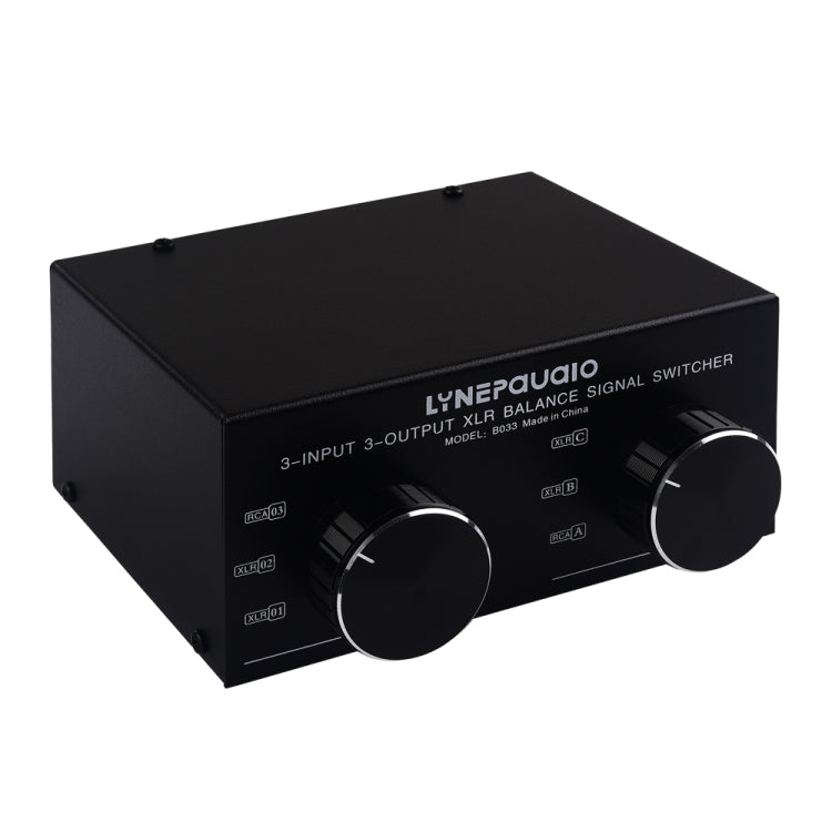 B033 3 Input To 3 Output Fully Balanced XLR Signal Passive Stereo Selector Switch Switcher -  by PMC TechLife | Online Shopping South Africa | PMC TechLife | Buy Now Pay Later Mobicred