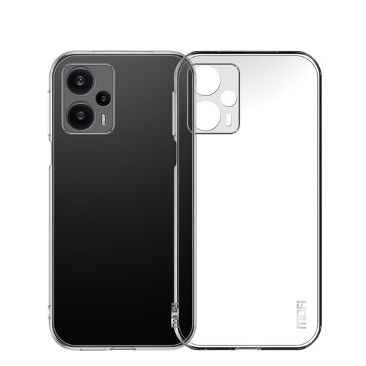 For Xiaomi Redmi Note 12 Turbo MOFI Ming Series Ultra-thin TPU Phone Case(Transparent) - Xiaomi Cases by MOFI | Online Shopping South Africa | PMC Jewellery