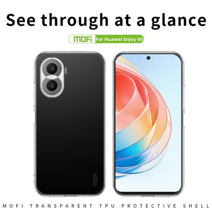 For Huawei Enjoy 60 MOFI Ming Series Ultra-thin TPU Phone Case(Transparent) - Huawei Cases by MOFI | Online Shopping South Africa | PMC Jewellery