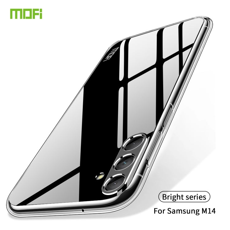 For Samsung Galaxy M14 MOFI Ming Series Ultra-thin TPU Phone Case(Transparent) - Galaxy Phone Cases by MOFI | Online Shopping South Africa | PMC Jewellery