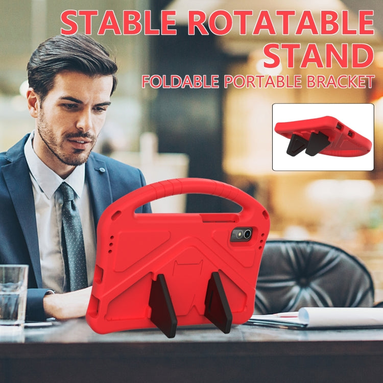 For Lenovo Tab M9 TB-310FU 2023 EVA Shockproof Tablet Case with Holder(Red) - Lenovo by PMC TechLife | Online Shopping South Africa | PMC TechLife | Buy Now Pay Later Mobicred