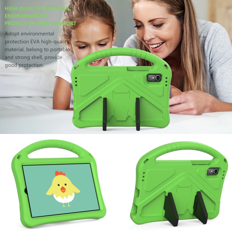 For Lenovo Tab M9 TB-310FU 2023 EVA Shockproof Tablet Case with Holder(Green) - Lenovo by PMC TechLife | Online Shopping South Africa | PMC TechLife | Buy Now Pay Later Mobicred