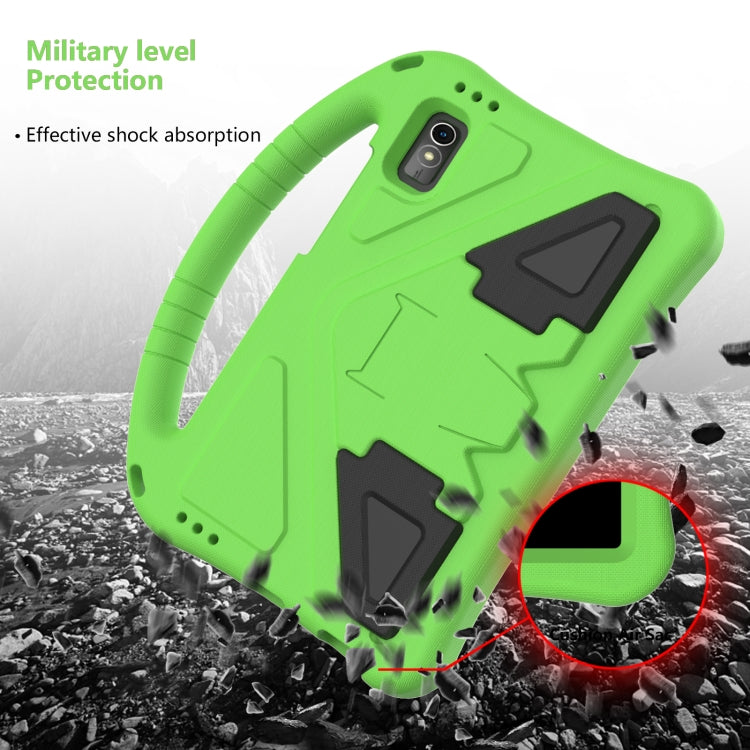 For Lenovo Tab M9 TB-310FU 2023 EVA Shockproof Tablet Case with Holder(Green) - Lenovo by PMC TechLife | Online Shopping South Africa | PMC TechLife | Buy Now Pay Later Mobicred