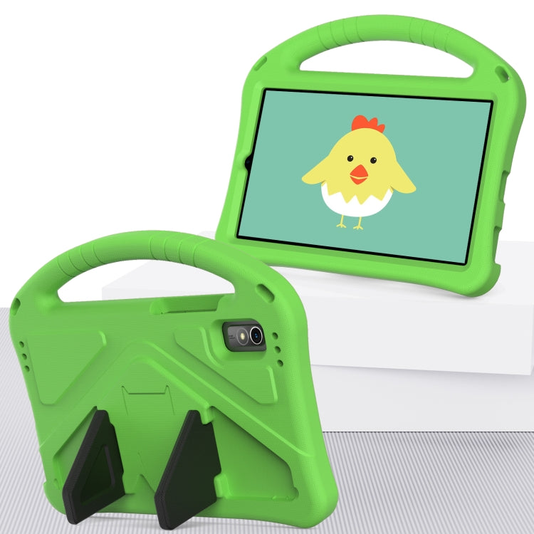 For Lenovo Tab M9 TB-310FU 2023 EVA Shockproof Tablet Case with Holder(Green) - Lenovo by PMC TechLife | Online Shopping South Africa | PMC TechLife | Buy Now Pay Later Mobicred