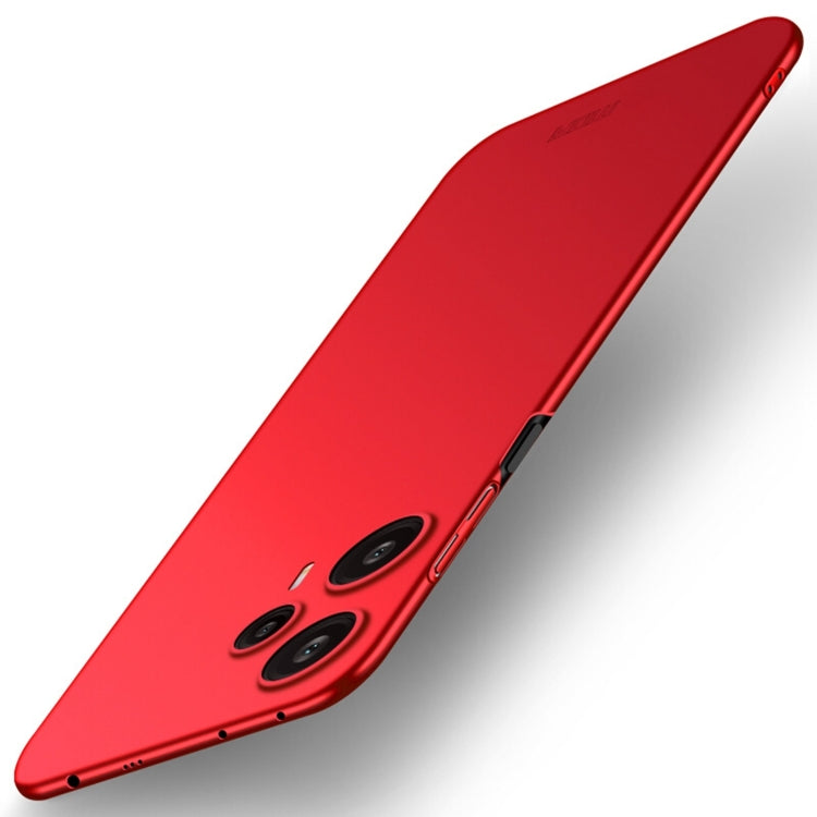 For Xiaomi Redmi Note 12 Turbo 5G MOFI Micro-Frosted PC Ultra-thin Hard Phone Case(Red) - Xiaomi Cases by MOFI | Online Shopping South Africa | PMC TechLife | Buy Now Pay Later Mobicred