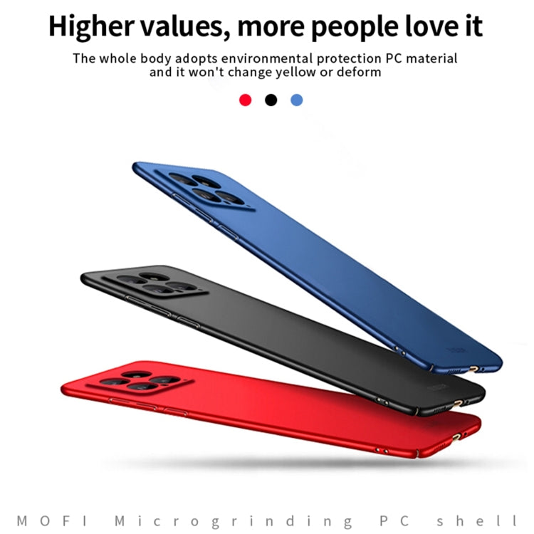 For?Xiaomi 14 MOFI Micro-Frosted PC Ultra-thin Hard Phone Case(Red) - 14 Cases by MOFI | Online Shopping South Africa | PMC Jewellery