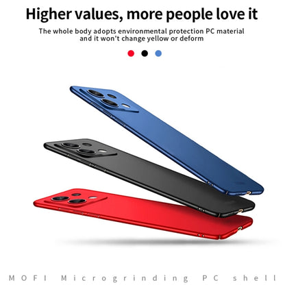 For Redmi Note 13 Pro 5G MOFI Micro-Frosted PC Ultra-thin Hard Phone Case(Red) - Note 13 Pro Cases by MOFI | Online Shopping South Africa | PMC Jewellery