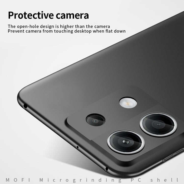 For Xiaomi Redmi Note 13 5G MOFI Micro-Frosted PC Ultra-thin Hard Phone Case(Blue) - Xiaomi Cases by MOFI | Online Shopping South Africa | PMC TechLife | Buy Now Pay Later Mobicred