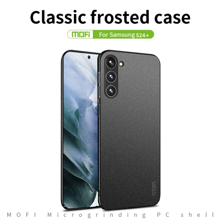 For Samsung Galaxy S24+ 5G MOFI Fandun Series Frosted PC Ultra-thin All-inclusive Phone Case(Green) - Galaxy S24+ 5G Cases by MOFI | Online Shopping South Africa | PMC Jewellery