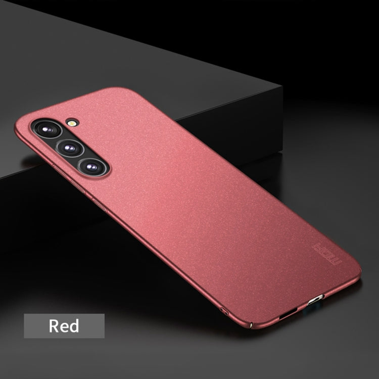 For Samsung Galaxy S24+ 5G MOFI Fandun Series Frosted PC Ultra-thin All-inclusive Phone Case(Red) - Galaxy S24+ 5G Cases by MOFI | Online Shopping South Africa | PMC Jewellery