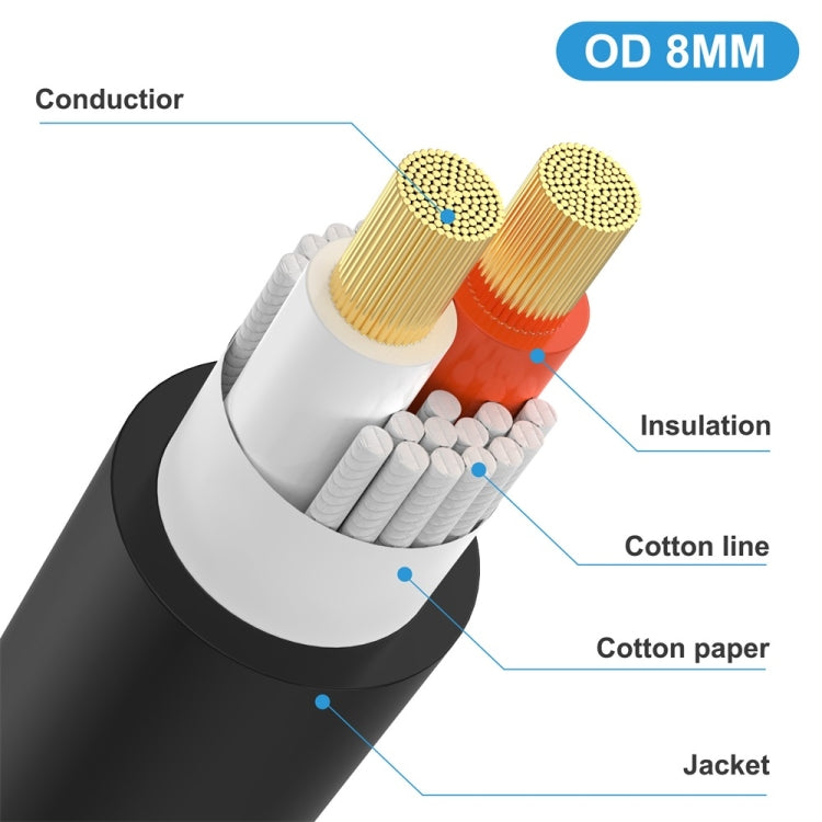 JUNSUNMAY Speakon Male to 6.35mm Male Audio Speaker Adapter Cable with Snap Lock, Length:10FT - Microphone Audio Cable & Connector by JUNSUNMAY | Online Shopping South Africa | PMC Jewellery | Buy Now Pay Later Mobicred