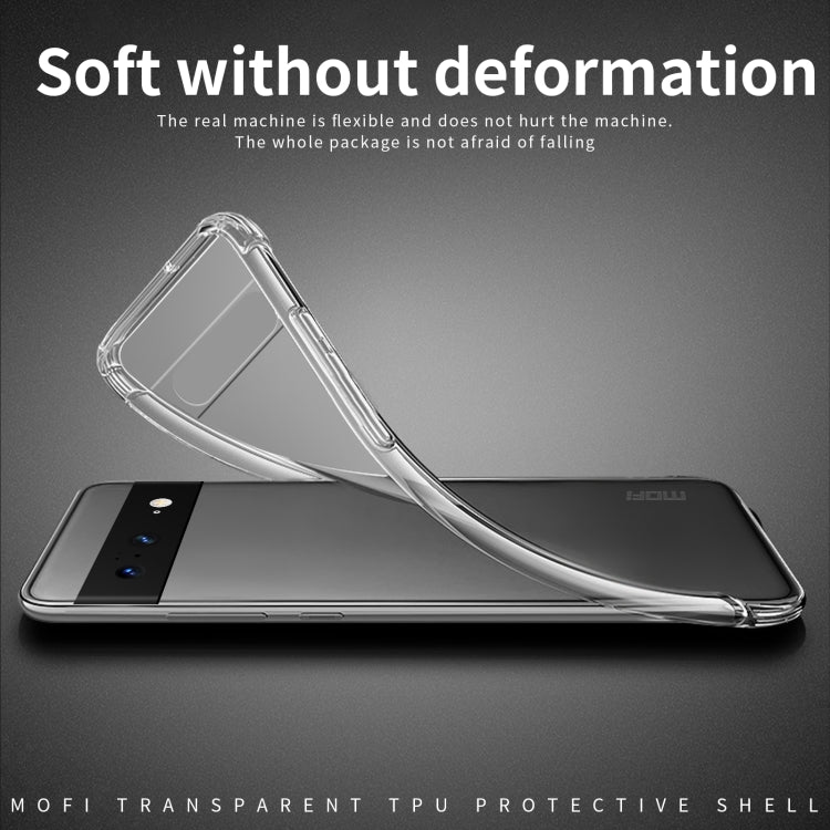 For Google Pixel 8 MOFI Ming Series Ultra-thin TPU Phone Case(Transparent) - Google Cases by MOFI | Online Shopping South Africa | PMC TechLife