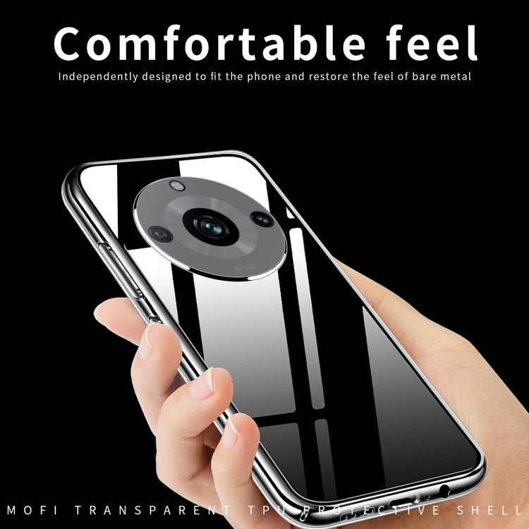 For Realme 11 MOFI Ming Series Ultra-thin TPU Phone Case(Transparent) - Realme Cases by MOFI | Online Shopping South Africa | PMC Jewellery