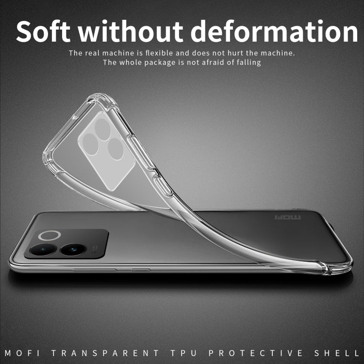 For vivo S17e MOFI Ming Series Ultra-thin TPU Phone Case(Transparent) - vivo Cases by MOFI | Online Shopping South Africa | PMC Jewellery